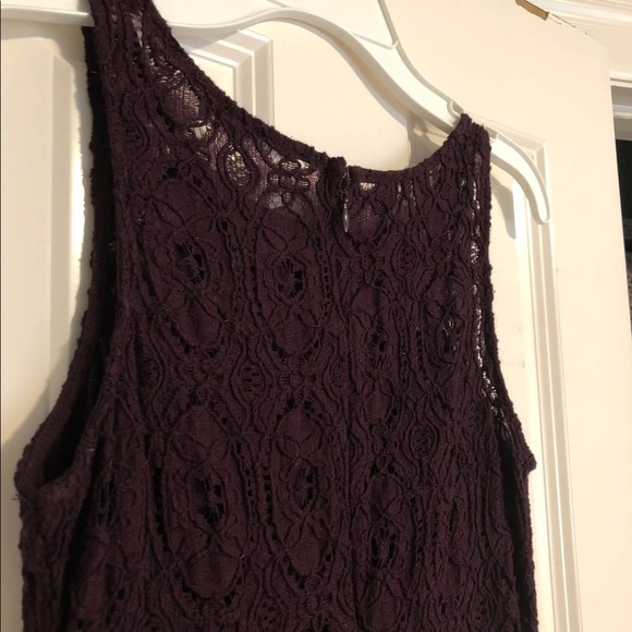 Maroon Lace Dress - Picture 3 of 3